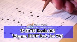 Telangana EDCET Rank Card 2023